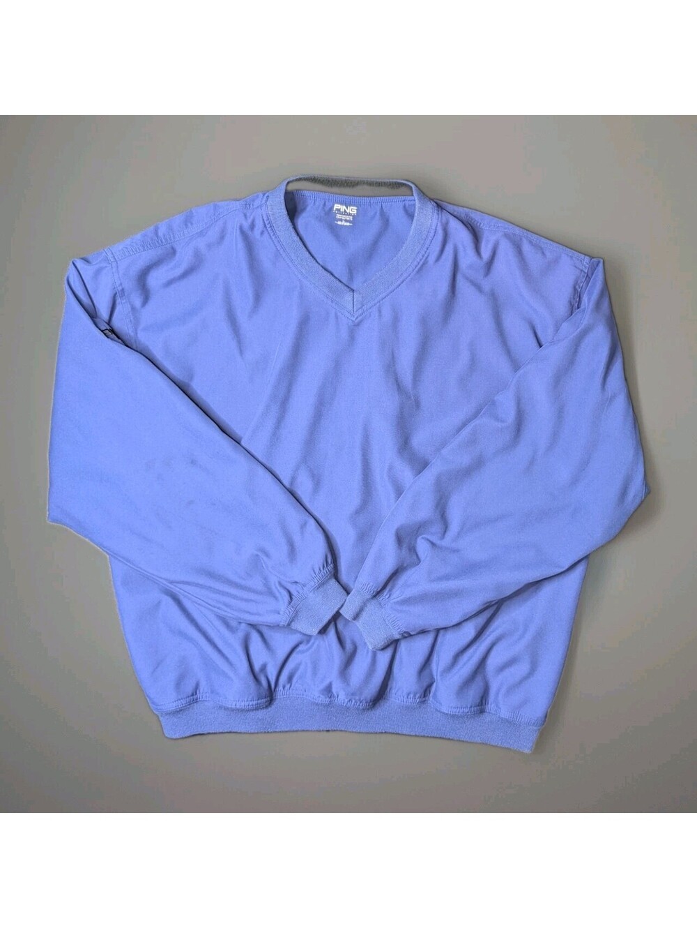 Ping Collection Performance Dynamics Blue Pullover Windbreaker Large Vintage